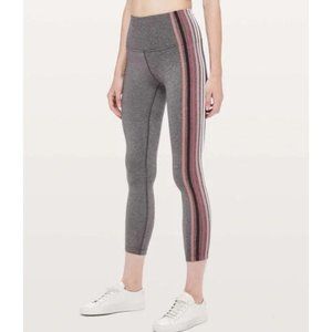 Lululemon Take A Hint 7/8 Tight *25" Heathered Gray Size 6